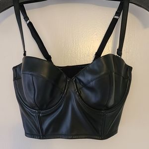 NWT Victoria's Secret Very Sexy Longline Balconette Bra Bustier Size 34 D